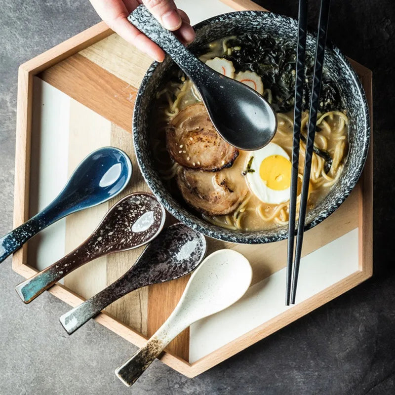 Cuillère japonaise en céramique – 13 cm