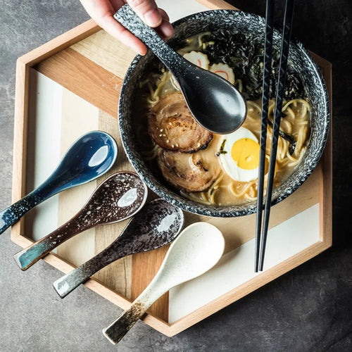 Cuillère japonaise en céramique – 13 cm
