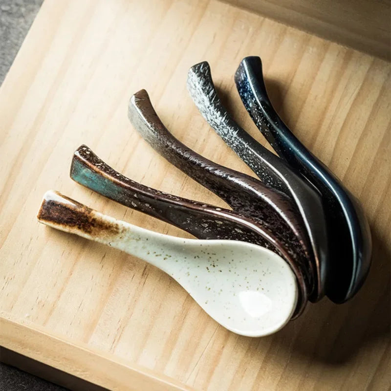 Cuillère japonaise en céramique – 13 cm