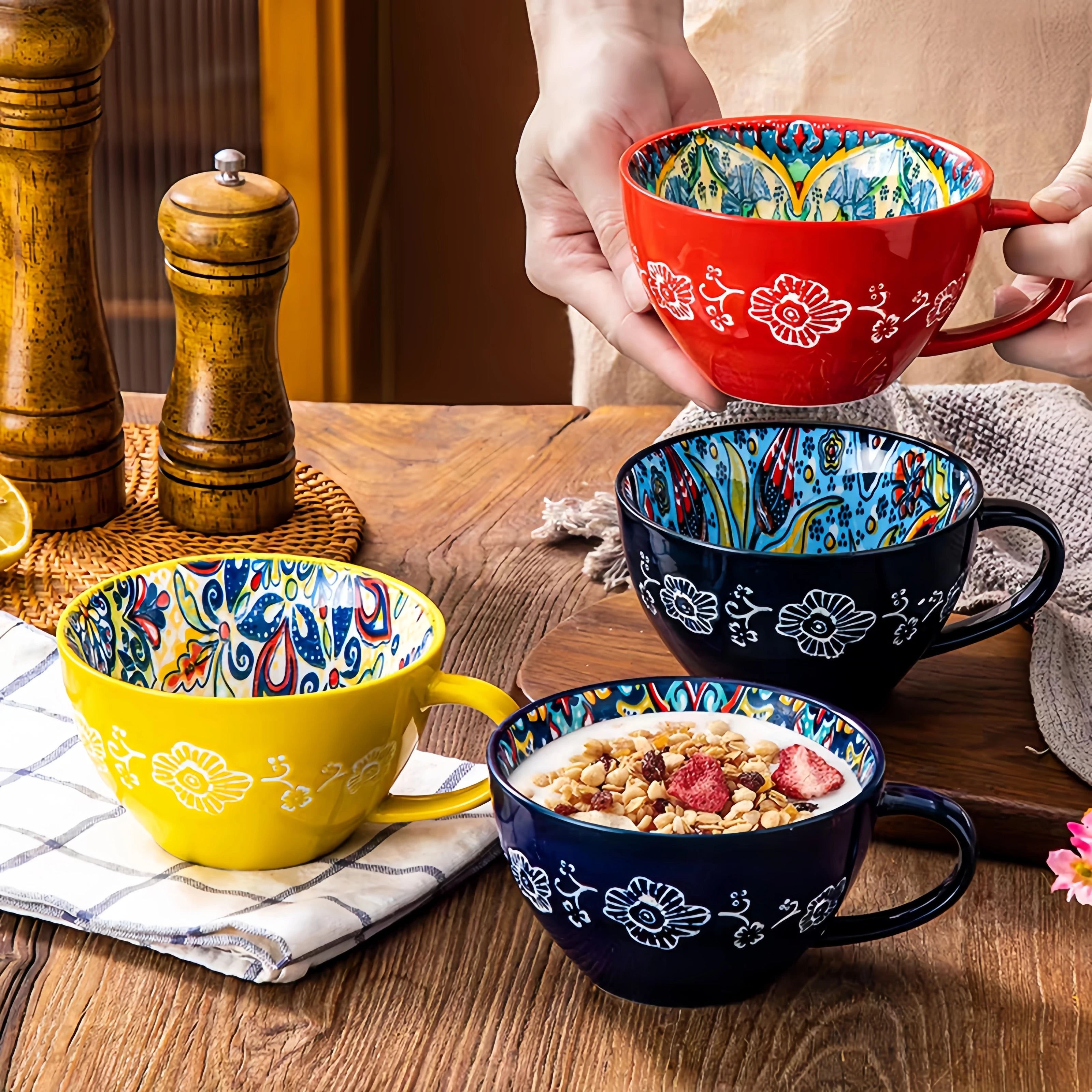 Grande tasse japonaise Bohème