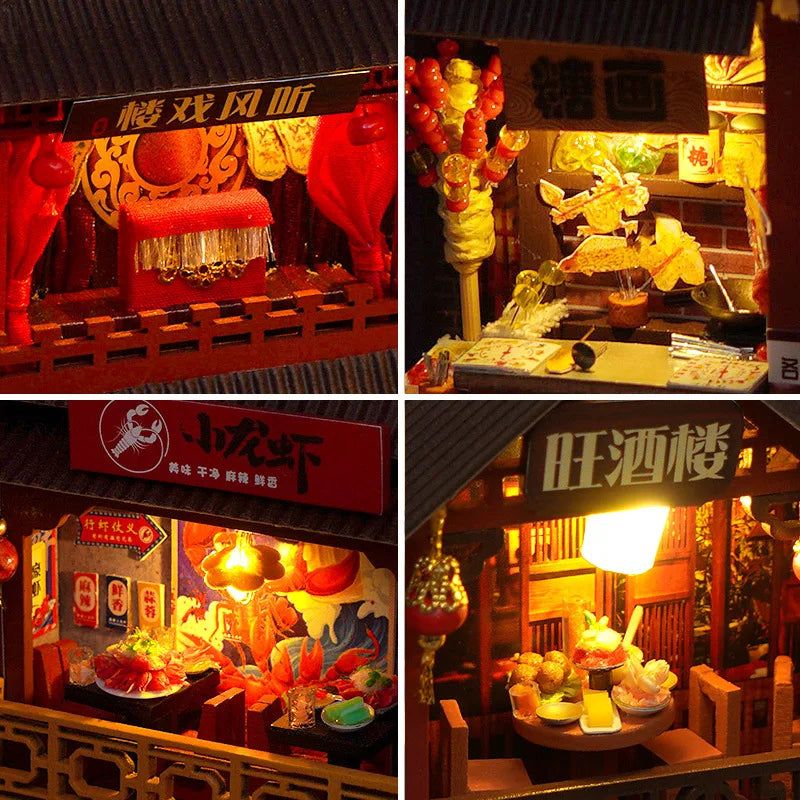 Décoration de bibliothèque Book Nook miniature Maison Kanso