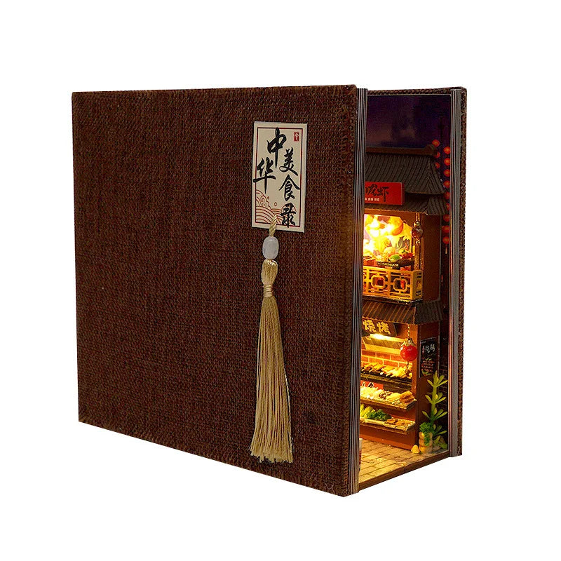 Book Nook Bibliothèque — détails du kit miniature