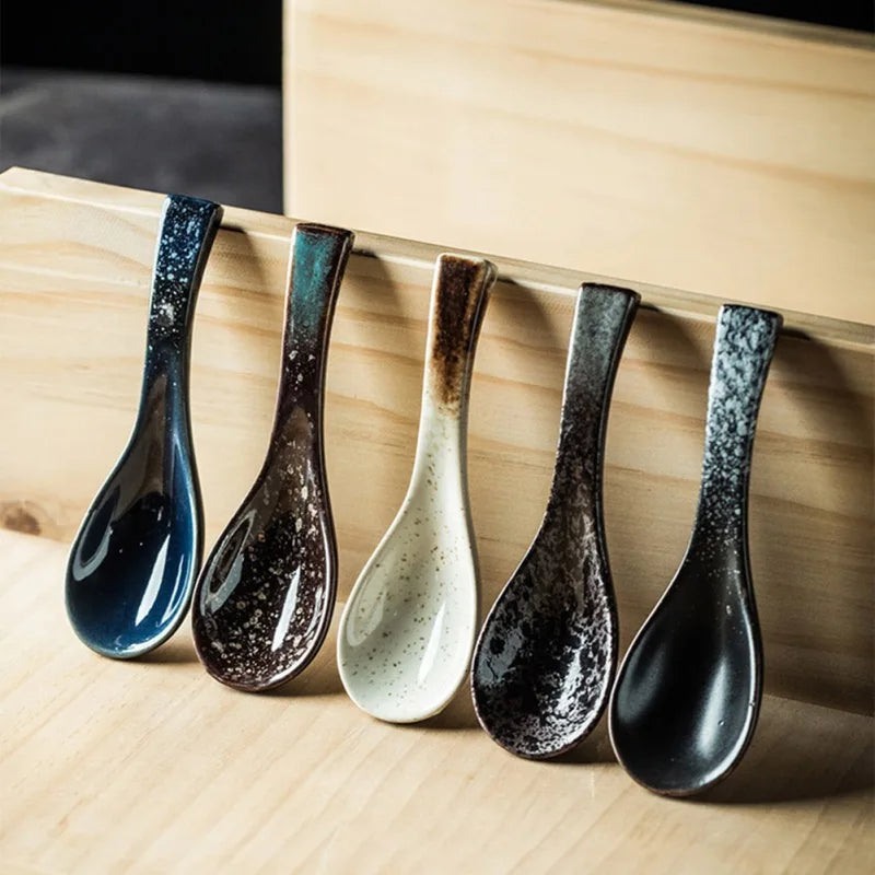 Cuillère japonaise en céramique – 13 cm